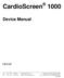 CardioScreen 1000 Device Manual