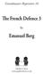 Grandmaster Repertoire 16. The French Defence 3. Emanuel Berg. Quality Chess