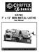 CX704 7 x 12 MINI METAL LATHE User Manual