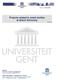 Projects related to smart textiles at Ghent University v04/2009