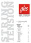 STRING TENSION GHS STRINGS. Acoustic Guitar String Guide Updated April 2017 P L A Y W I T H T H E B E S T. Table of Contents