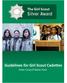 Guidelines for Girl Scout Cadettes