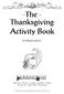 The Thanksgiving Activity Book