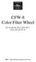 CFW-8 Color Filter Wheel