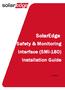 SolarEdge. Safety & Monitoring Interface (SMI-180) Installation Guide. Version 1.1