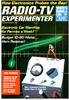 RA OI&T V EXPERIMIN TER. How Electronics Probes the Sea! for Pennies a Week f, Electronic Car War WMI E'S RADI