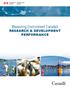 Measuring Environment Canada s. Research & Development