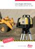Leica Rugby 600 Series Your reliable partner on site