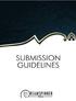 SUBMISSION GUIDELINES