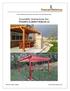 (Toll Free); 7am-7pm Pacific Time, Monday-Saturday. Assembly instructions for: WOODEN GARDEN PERGOLAS