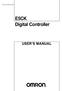 E5CK Digital Controller USER S MANUAL