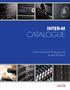 INTER-M CATALOGUE. Commercial & Professional Audio Product