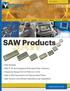 SAW Products. SAW Products