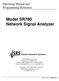 Model SR780 Network Signal Analyzer