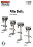 Pillar Drills User Manual