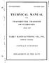 TECHNICAL MANUAL FOR TRANSMITTER. TRANSFER SWITCHBOARD SB-988 /SRT T ABET MANUFACTURING CO., INC. NORFOLK, VIRGINIA CONTRACT N