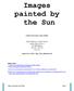 Images painted by the Sun