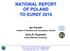 NATIONAL REPORT OF POLAND TO EUREF 2016