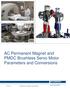 AC Permanent Magnet and PMDC Brushless Servo Motor Parameters and Conversions