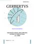 ISSN X GERBERTVS.  International academic online publication on History of Medieval Science. vol.