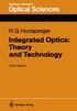 Springer Series in Optical Sciences Volume 33. Edited by Theodor Tamir