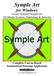 Symple Art for Windows Complete Canvas-Based Symmetrical Drawing Application