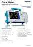 Data Sheet. Digital Storage Oscilloscope. Features & Benefits. Applications. Ease-of-Use Feature DSO5202BMT DSO5102BMT DSO5062BMT