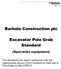 Barhale Construction plc. Excavator Pole Grab Standard