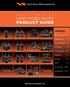 Product Guide.  Contents. Selection Guide 2-3. Digital Radios 4. Portable Radios 5-7. P25 Radios 8. Mobile Radios 9-10
