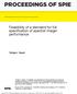 PROCEEDINGS OF SPIE. Feasibility of a standard for full specification of spectral imager performance