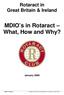 MDIO s in Rotaract What, How and Why?