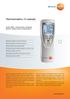 testo 926 Instrument complet pentru măsurarea temperaturii