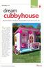 cubbyhouse What could be Build the ultimate pink playroom that even Barbie would want to move into! cubbyhouse SEPTEMBER 2013