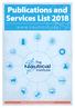 Publications and Services List 2018