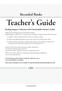 Teacher s Guide Reading Support Collections with Downloadable Teacher s Guides