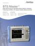 High-Performance Handheld Base Station Analyzer Featuring 20 MHz LTE Signal Quality Measurements