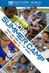SUMMER CAMP. Week-Long Camps for 1 st -8 th Graders June 1 1 thru August 24