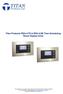 Titan Products RDU-4/TS & RDU-4/5B Time Scheduling Room Display Units