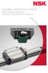 ASSEMBLY AND INSTALLATION OF NSK LINEAR GUIDES (GENERAL INDUSTRIAL APPLICATIONS)