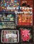 Quilt n Thyme Quarterly
