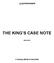 THE KING S CASE NOTE -PRESS KIT- A FILM by MOON HYUN-SUNG