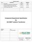 Component Requirement Specification for SGI 500XT Isolation Transformer