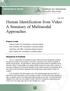 Human Identification from Video: A Summary of Multimodal Approaches