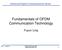 Fundamentals of OFDM Communication Technology