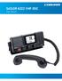 SAILOR 6222 VHF DSC. User manual