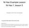 Ni Hao Example Lesson Ni Hao 1, lesson 5