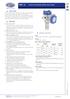 FKP...5. Pressure transmitter (direct mount type) DATA SHEET FEATURES. Functional specifications