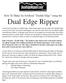 How To Make An Artificial Deckle Edge using the Dual Edge Ripper