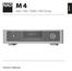 M4 AM / FM / DAB / XM Tuner