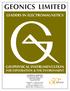 GEONICS LIMITED LEADERS IN ELECTROMAGNETICS GEOPHYSICAL INSTRUMENTATION FOR EXPLORATION & THE ENVIRONMENT